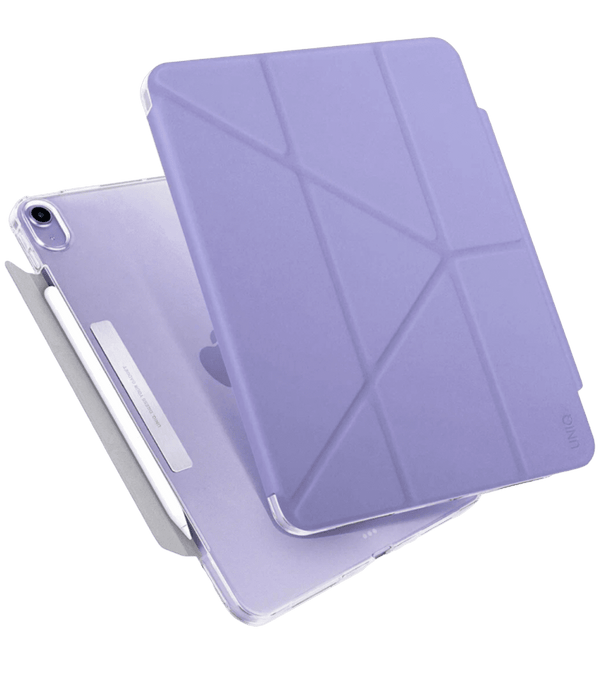 G‘ilof UNIQ Camden/Orqasi muzli yupqa korpus/iPad Air 10.9 2022/20 Binafsharang uchun