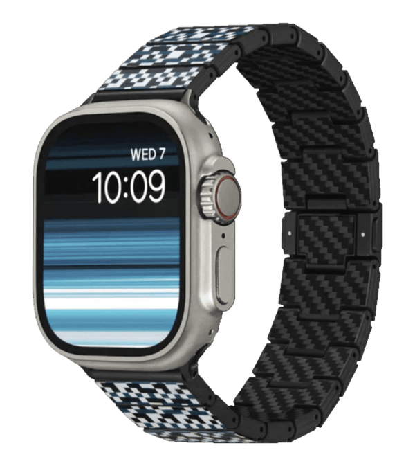 Ремешок Pitaka Apple Watch Band Dreamland-Mosaic Aramid Carbon Fiber