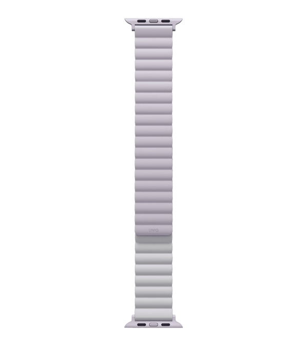 Ремешок UNIQ Revix Reversible Magnetic Silicone Strap 42/44/45/49MM Lilac-White