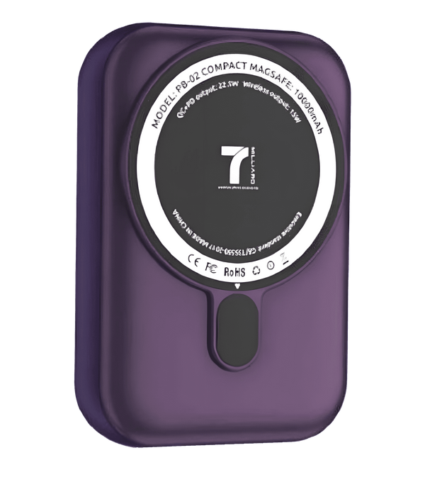 ΠΠ½Π΅ΡΠ½ΠΈΠΉ Π°ΠΊΠΊΡΠΌΡΠ»ΡΡΠΎΡ 7 Milliard Compact MagSafe Power Bank 10000mAh Purple