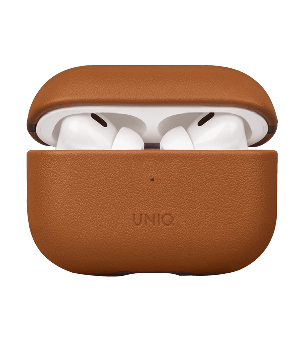 AirPods Pro 2 Toffee Brown uchun UNIQ Terra charm sumkasi