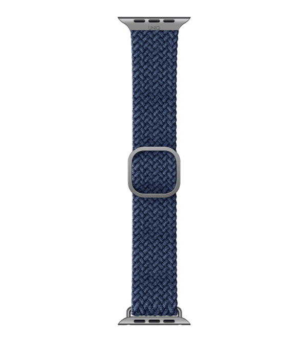 Ремешок UNIQ Aspen Adjustable Braided Band With Stainless Steel Bucke 38/40/41MM Blue