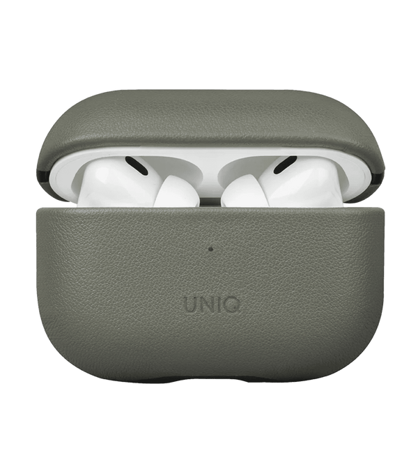 AirPods Pro 2 Lichen Green uchun UNIQ Terra charm sumkasi