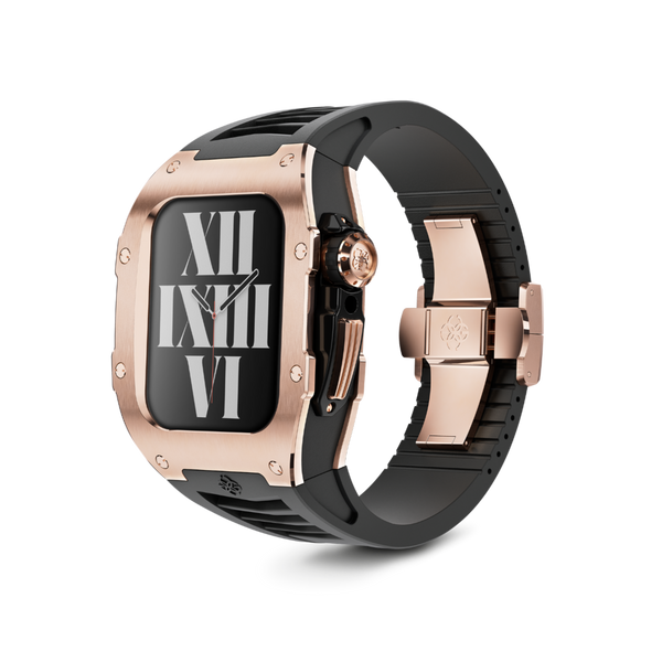 Корпус Golden Concept для Apple Watch 45 MM - RACING SPORT TITANIUM ROSE GOLD