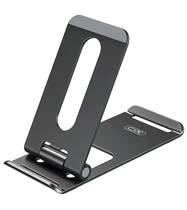 Avtomobil telefon ushlagichi XO-C116 buklanadigan ish stoli telefon ushlagichi qora