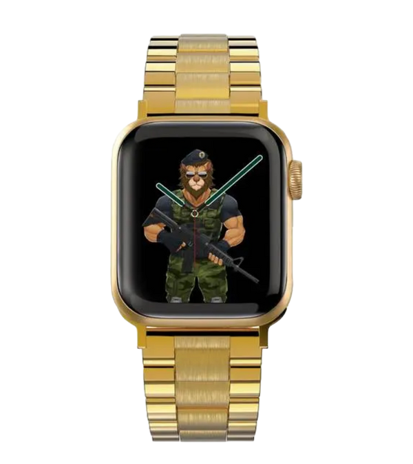 Tasma Green Lion Metallic Grande 42-44 MM Oltin