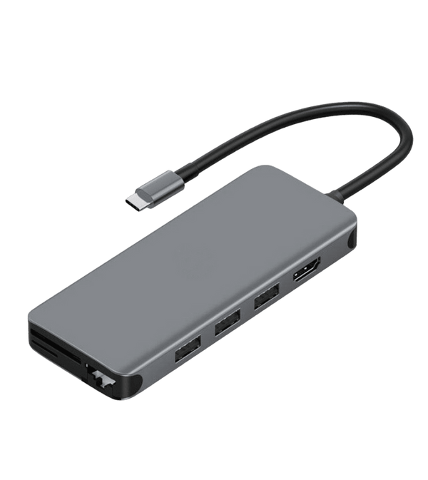 Адаптер Green Lion Type-C To 12 in 1 USB-C HUB