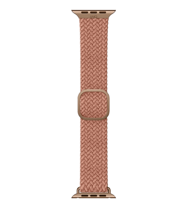 Ремешок UNIQ Aspen Adjustable Braided Band With Stainless Steel Bucke 42/44/45MM Pink