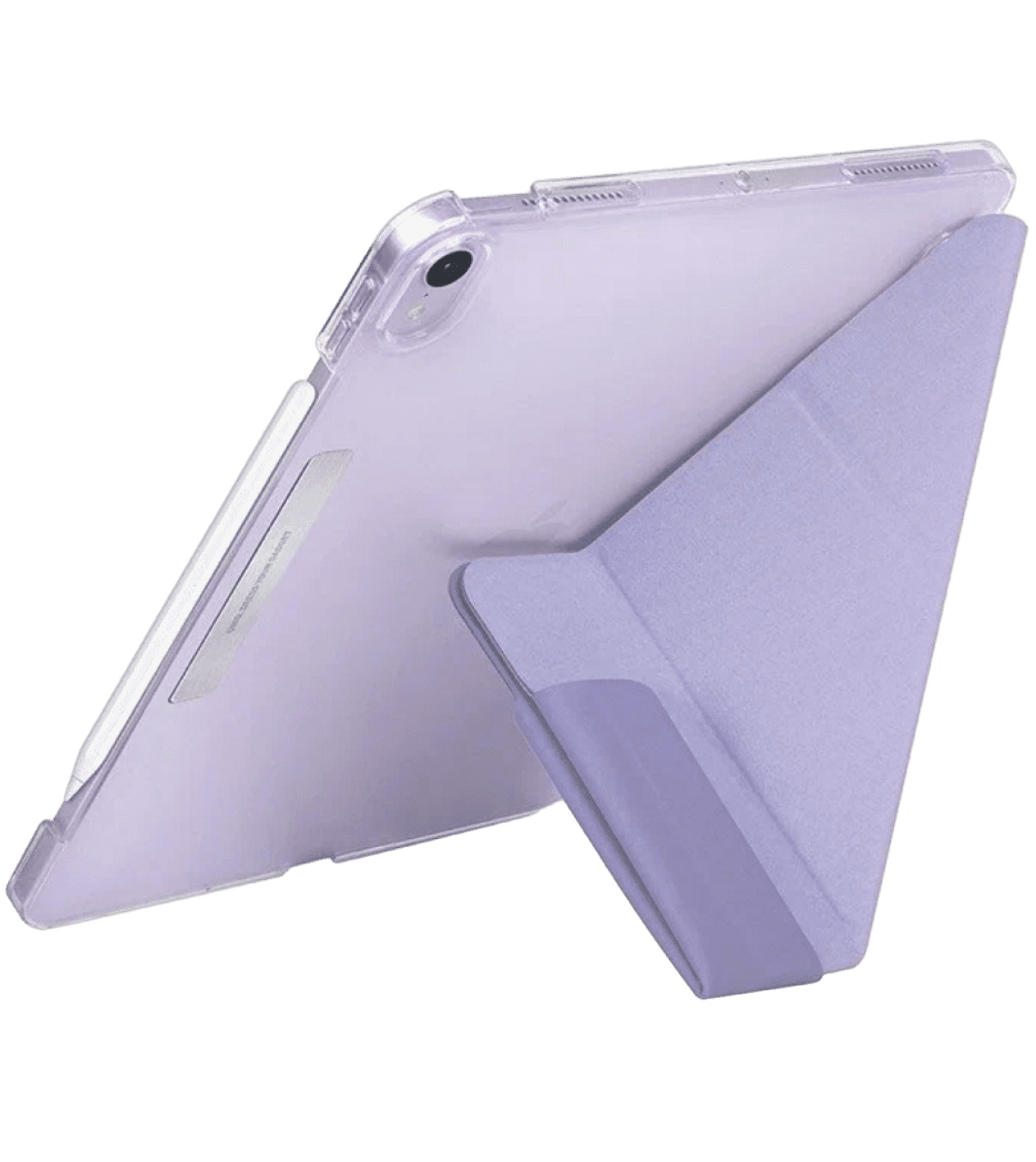 G‘ilof UNIQ Camden/Orqasi muzli yupqa korpus/iPad Air 10.9 2022/20 Binafsharang uchun