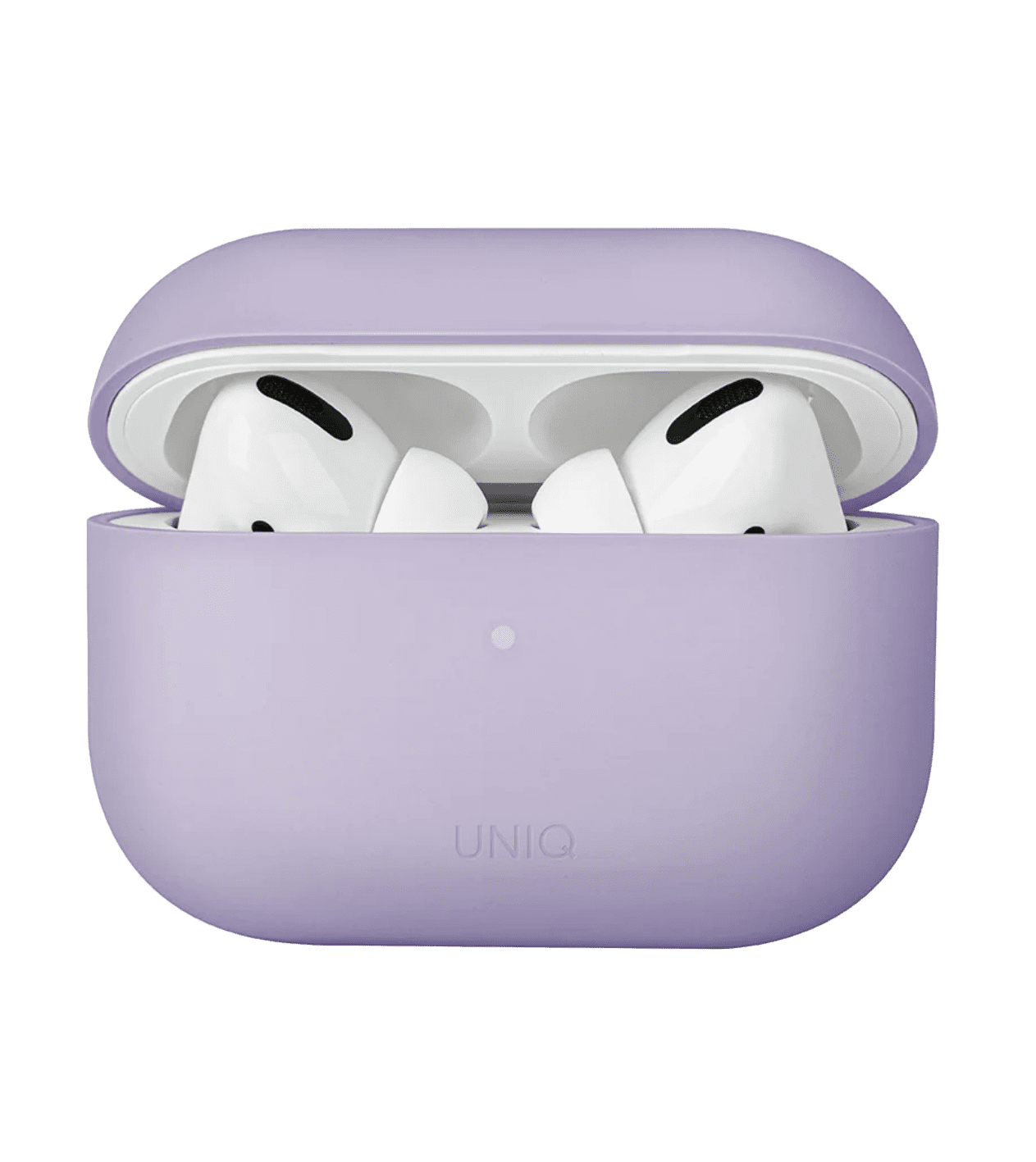 AirPods Pro 2 Lavender uchun UNIQ Lino Sillikon sumkasi