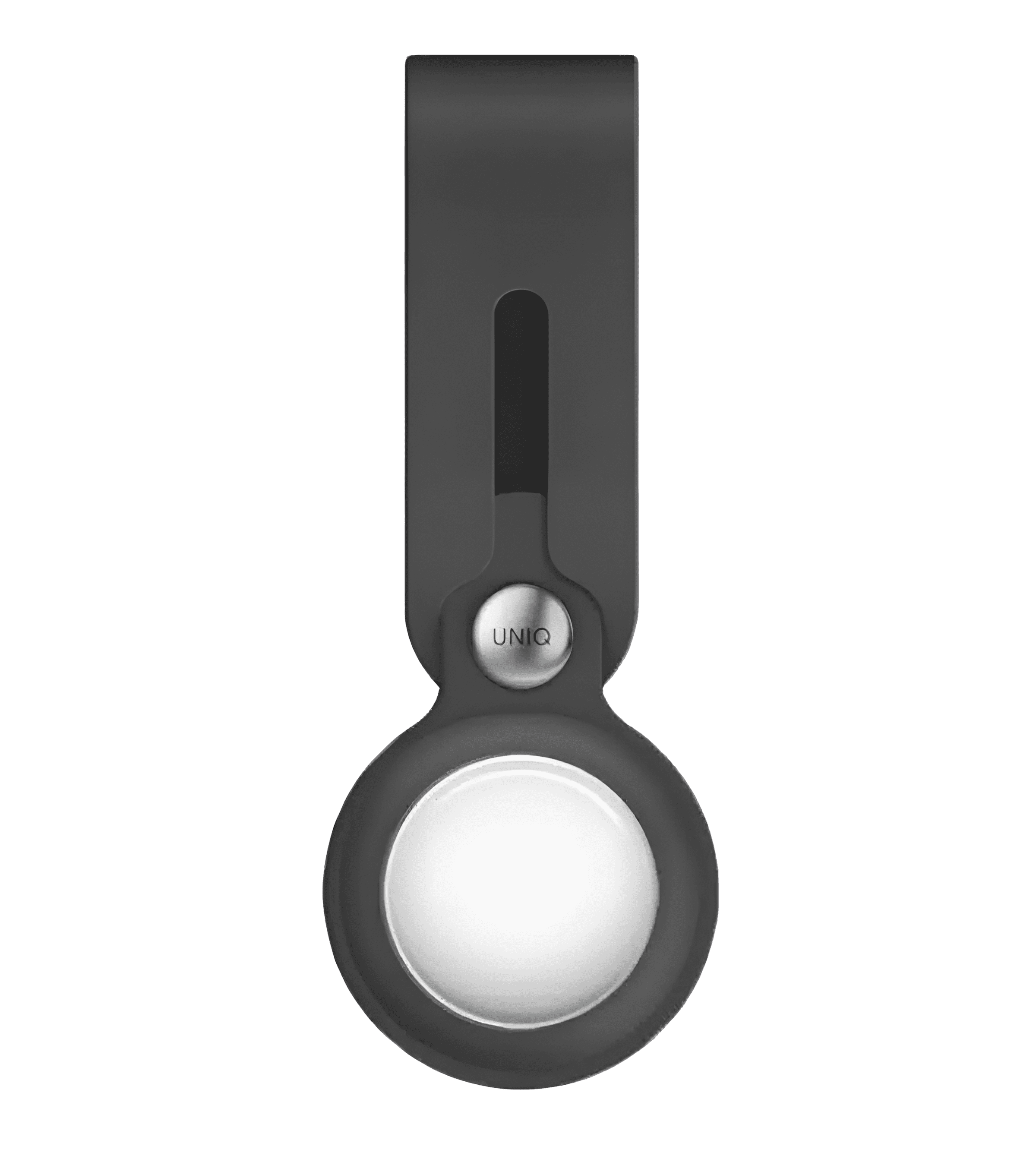 AirTag Grey uchun UNIQ Vencer Silikon halqa sumkasi