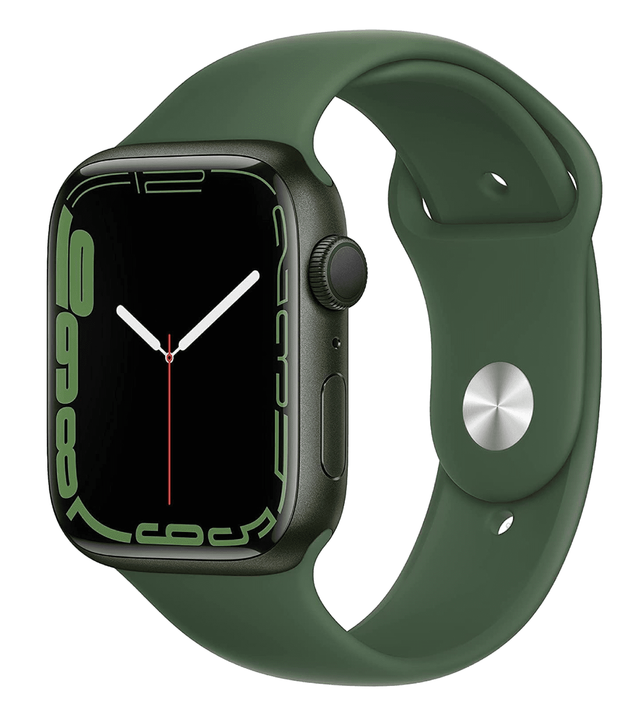 P/Y Apple Watch Series 7 Yashil alyuminiy korpusli yashil sport bandi 45 MM