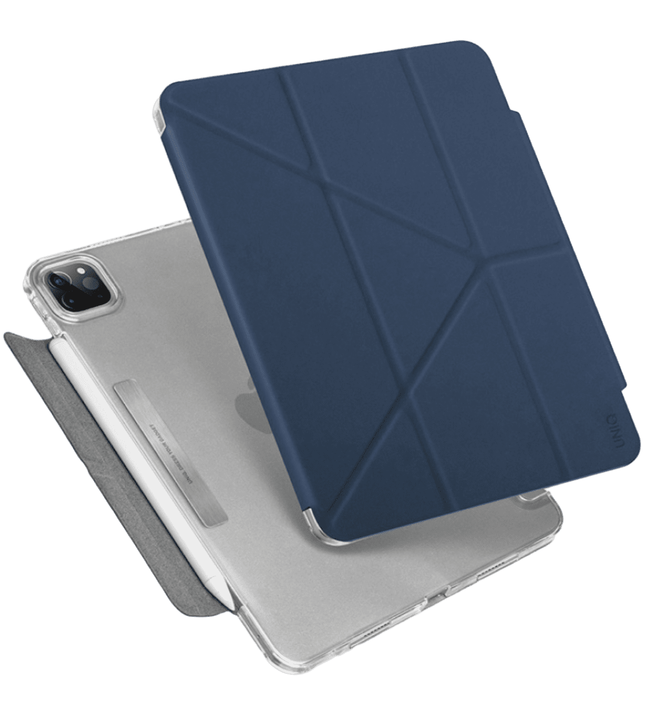 UNIQ Camden korpusi/orqasi muzli yupqa korpus/iPad Pro 11 2021/20 koʻk uchun