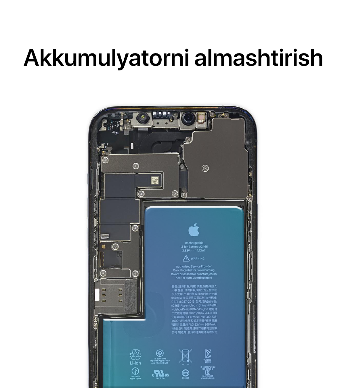 Замена аккумулятора Iphone
