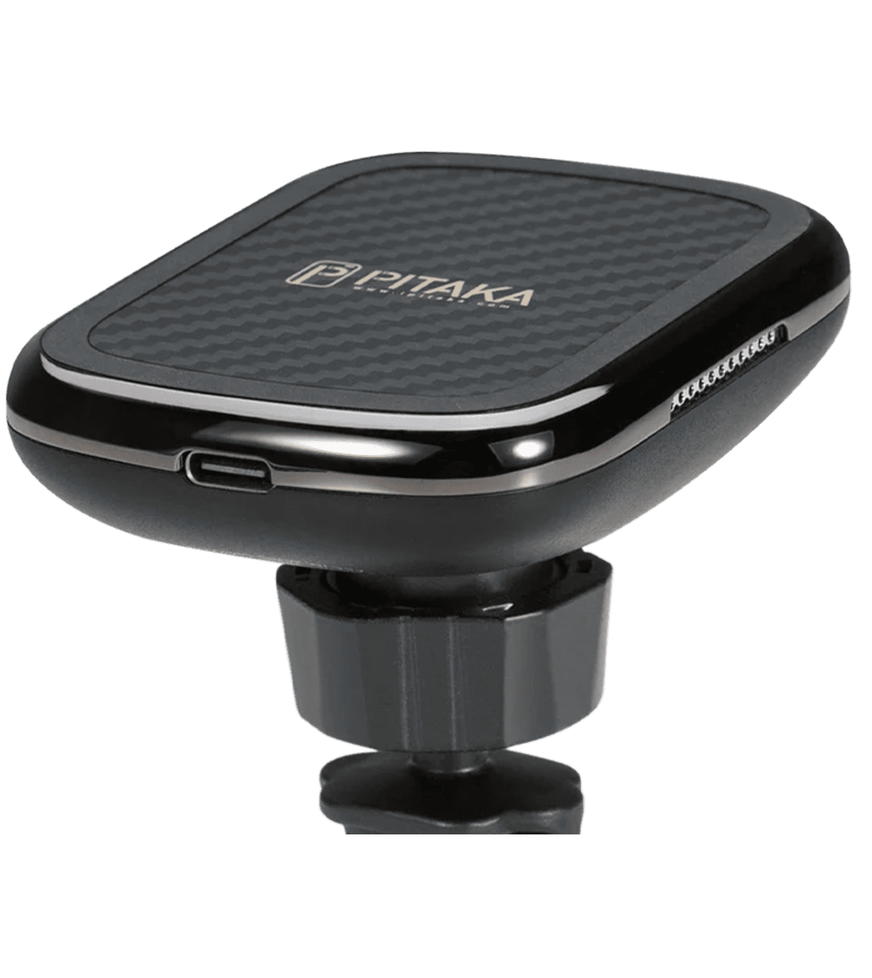 Автодержатель с беспроводной зарядкой PITAKA MagEZ  Mount Qi/Car Vent Mount