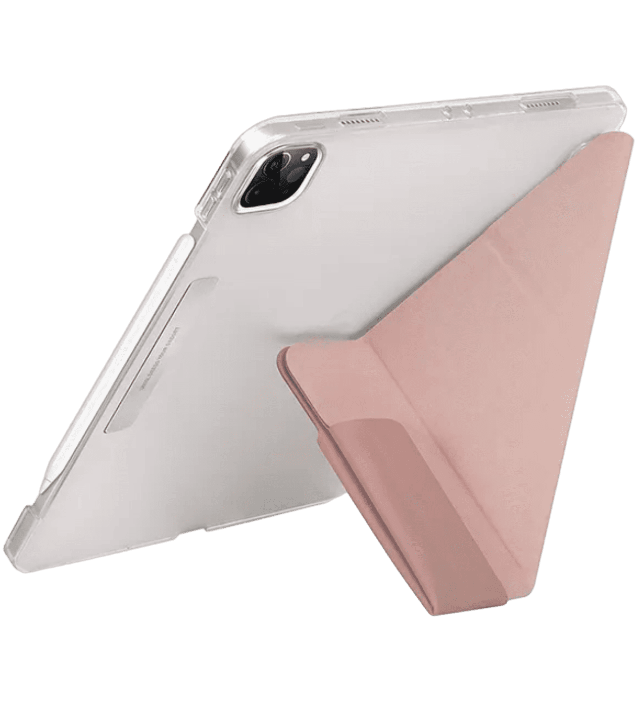 UNIQ Camden korpusi/orqasi muzli yupqa korpus/iPad Pro 11 2021/20 pushti pushti