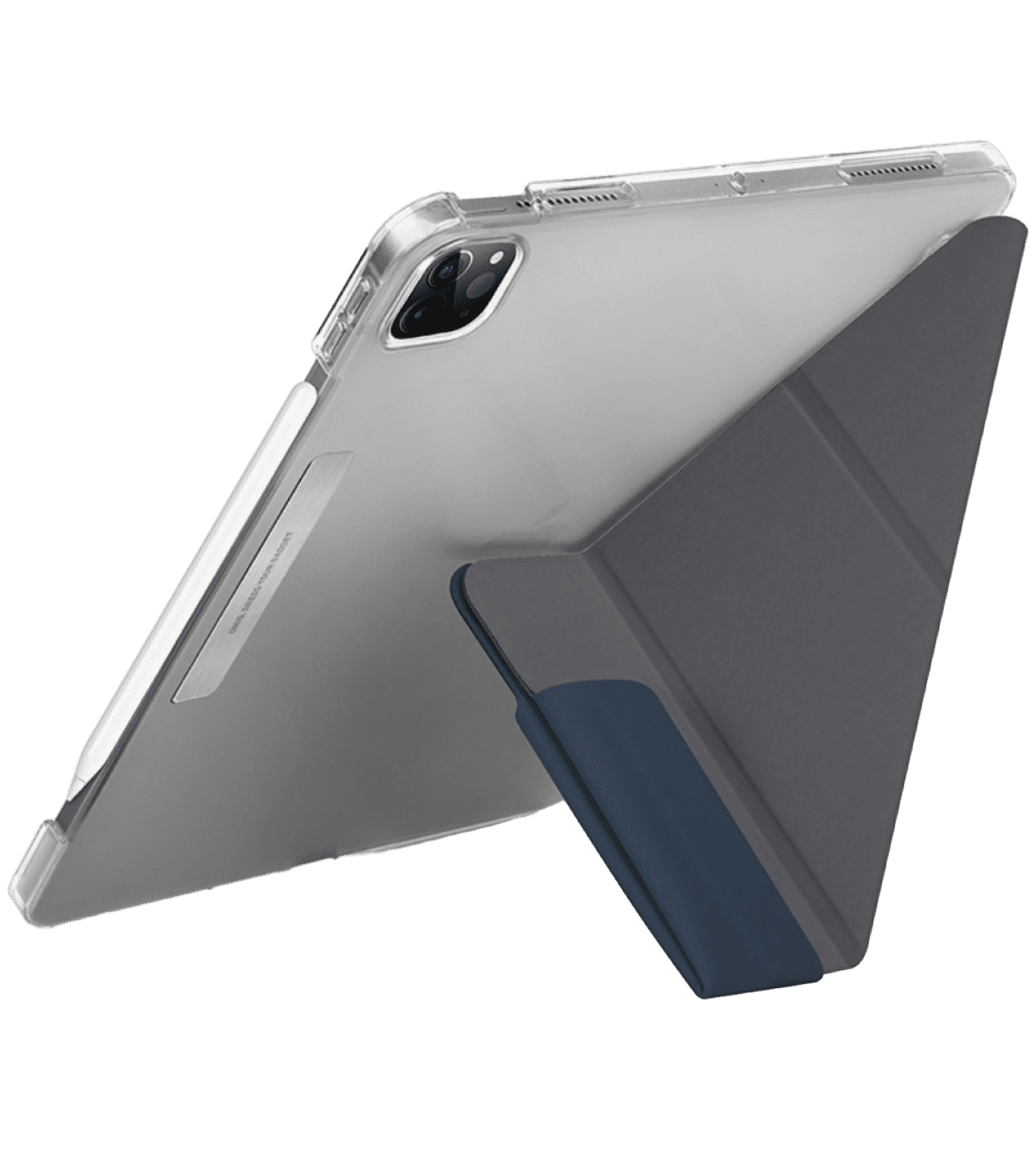 UNIQ Camden korpusi/orqasi muzli yupqa korpus/iPad Pro 11 2021/20 koʻk uchun