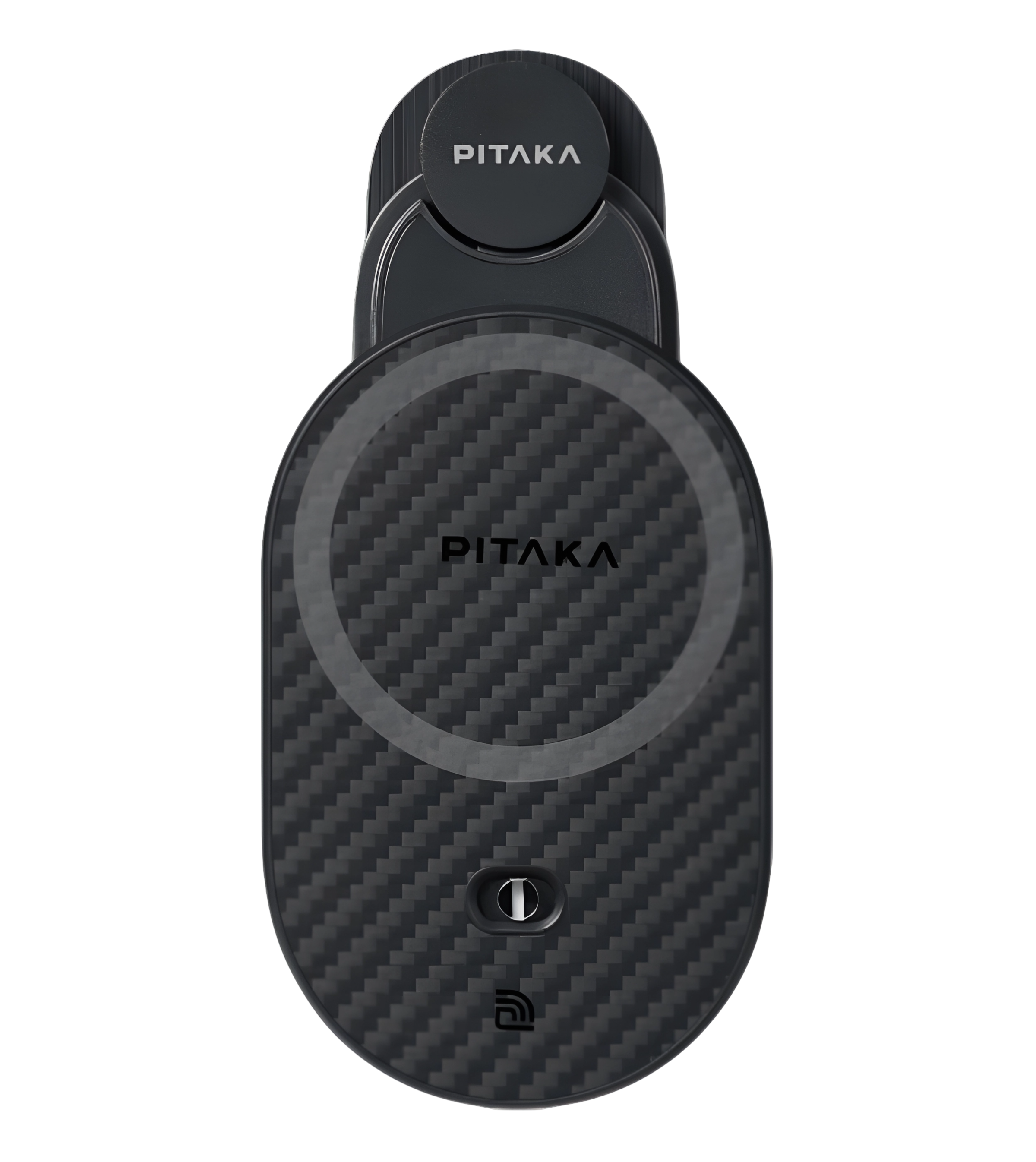 Автодержатель с беспроводной зарядкой Pitaka MagEZ Car Mount Pro 2 NFC Tesla