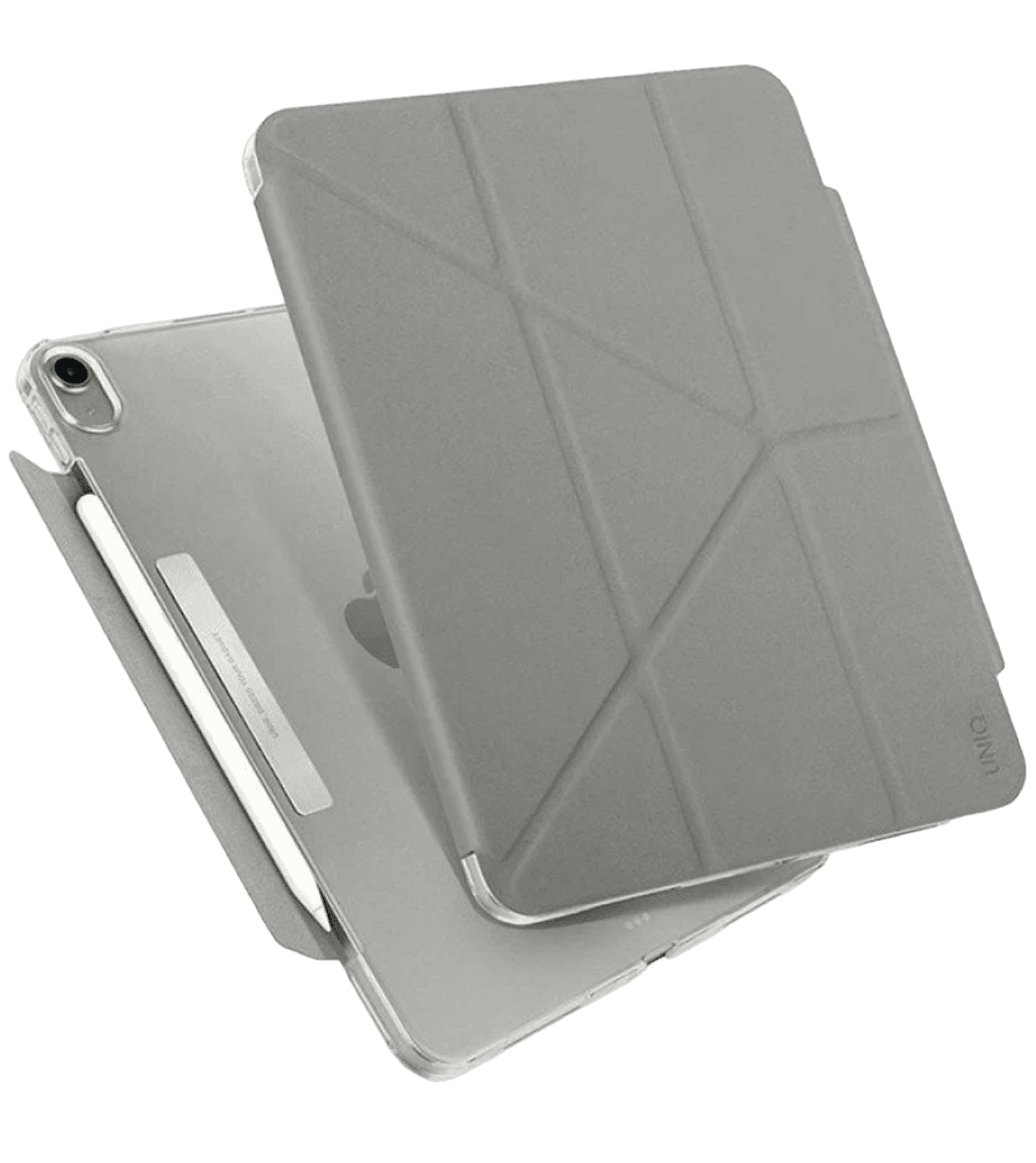 UNIQ Camden korpusi/orqasi muzli yupqa korpus/iPad Air 10.9 2022/20 kulrang