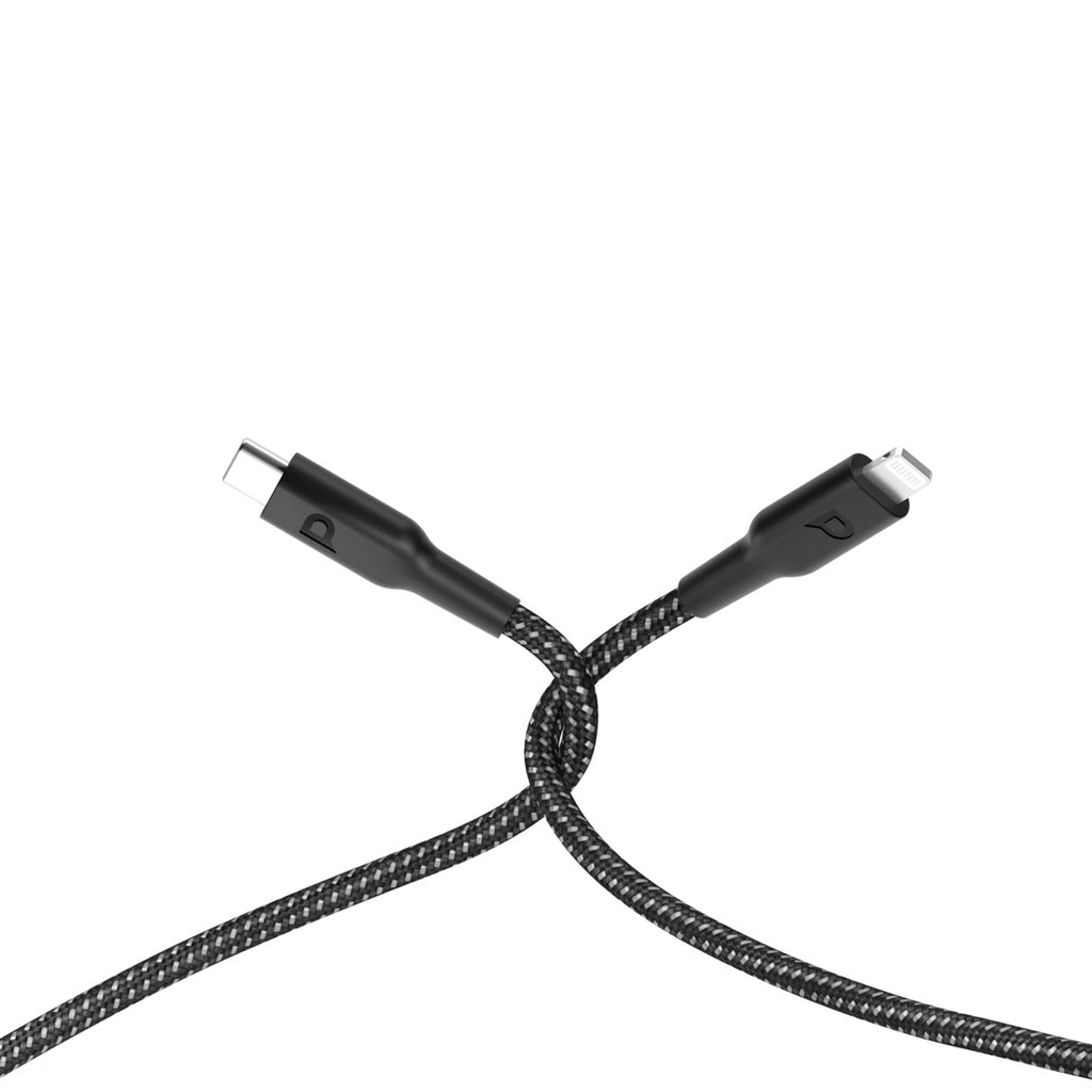 Кабель Powerology New Braided Type-C to Lightning Cable 1.2M PD 60W
