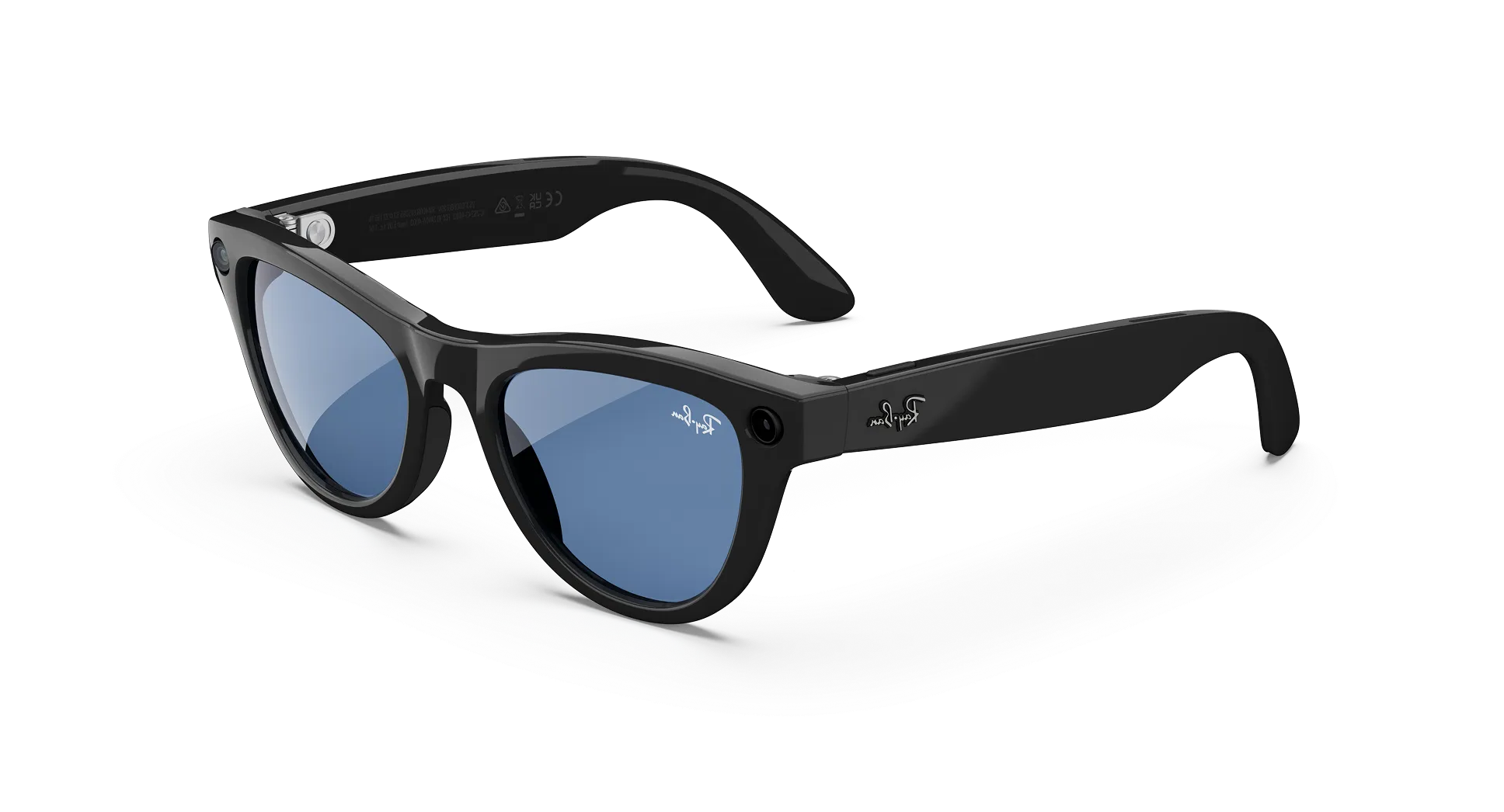 Умные очки Ray-Ban Meta Skyler Shiny Black Transitions Cerulean Blue