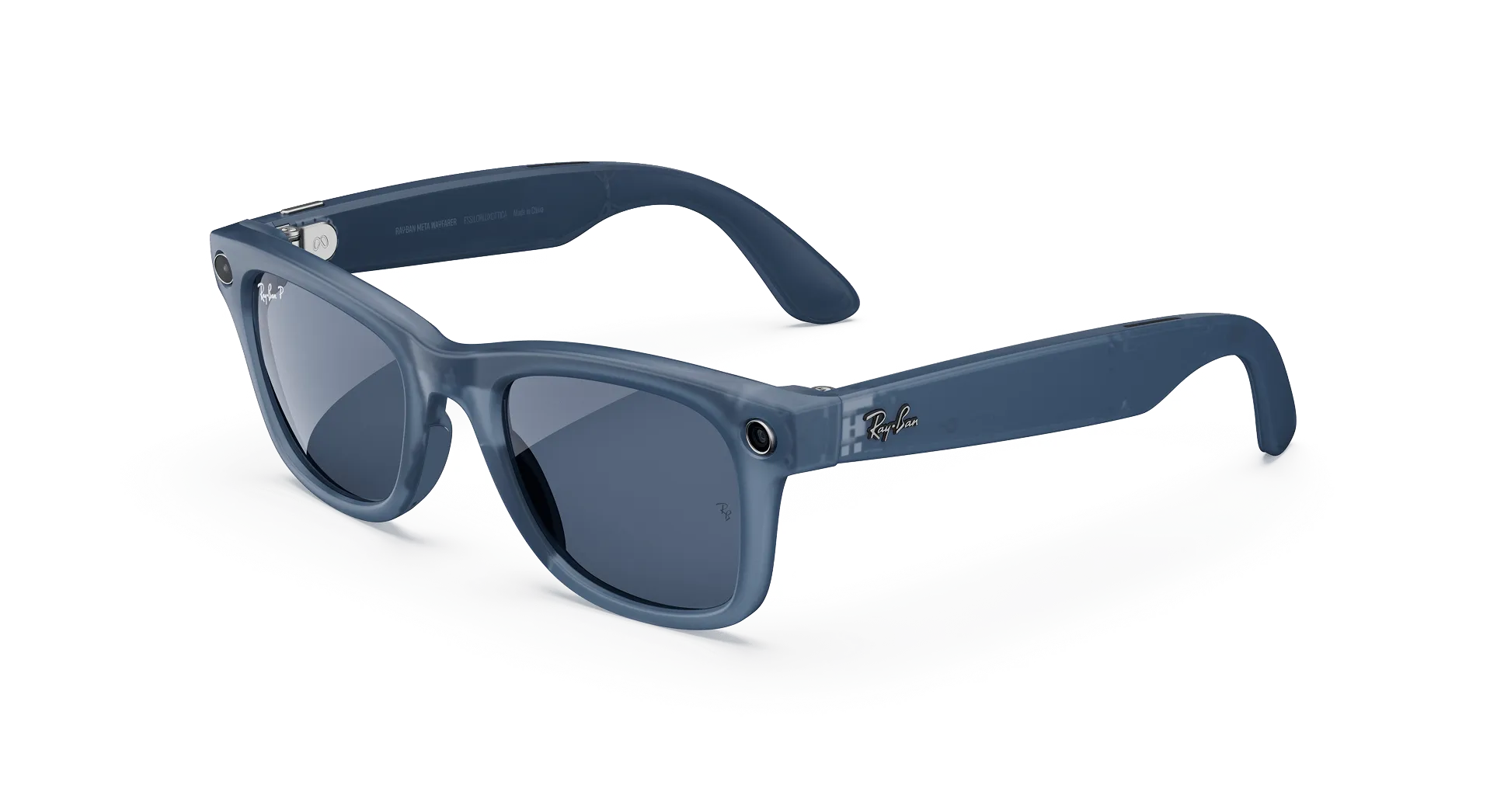 Умные очки Ray-Ban Meta Wayfarer Matte Jeans Polar Dusty Blue