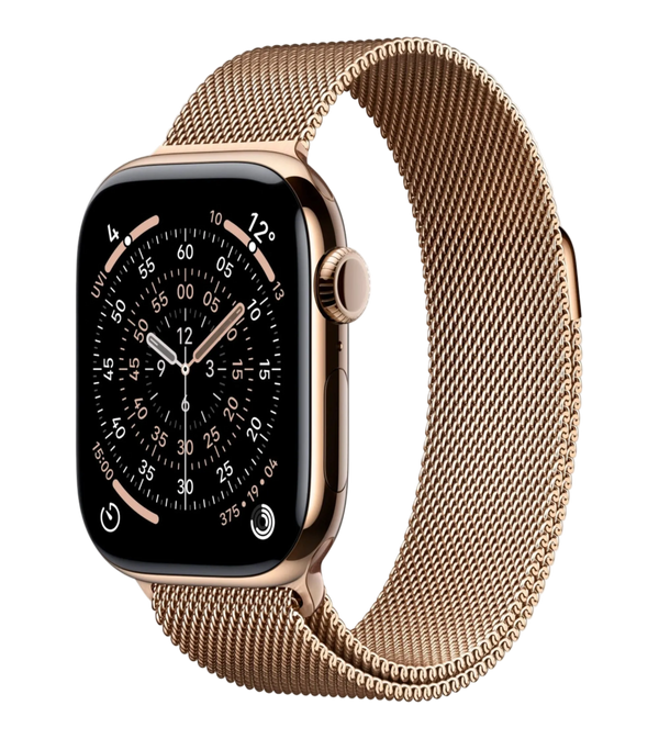 Часы Apple Watch Series 11 Stainless Steel Case with Titanium Milanese Loop