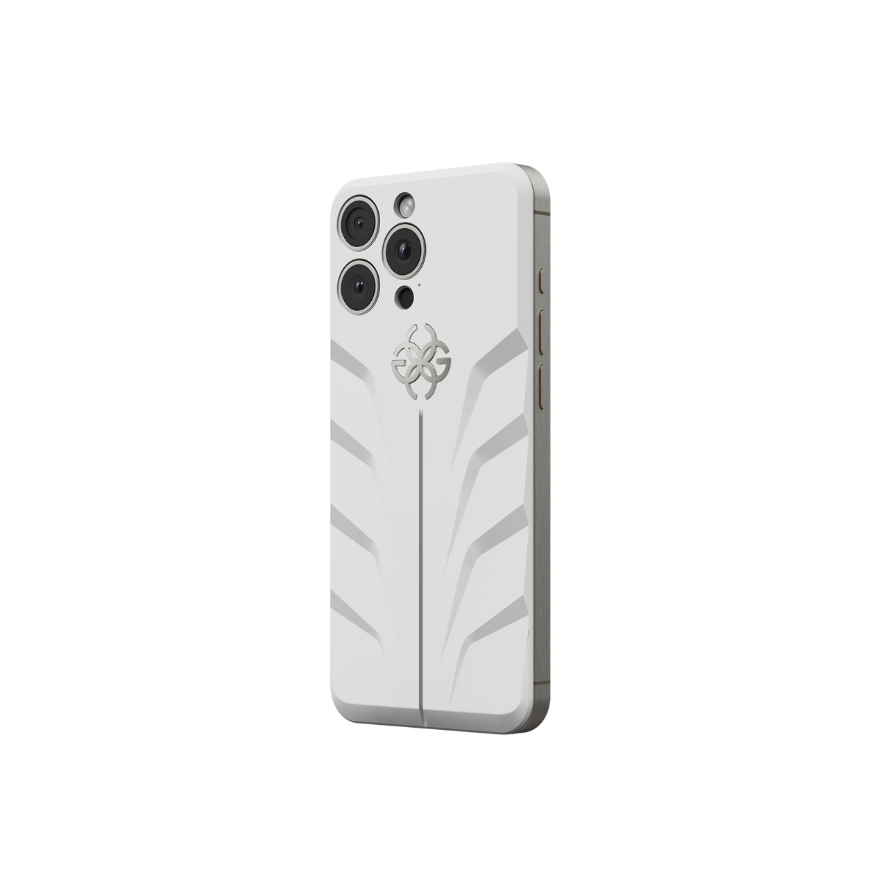 Чехол на Магните Daytona White от Golden Concept Steel для iPhone 16 Pro Max