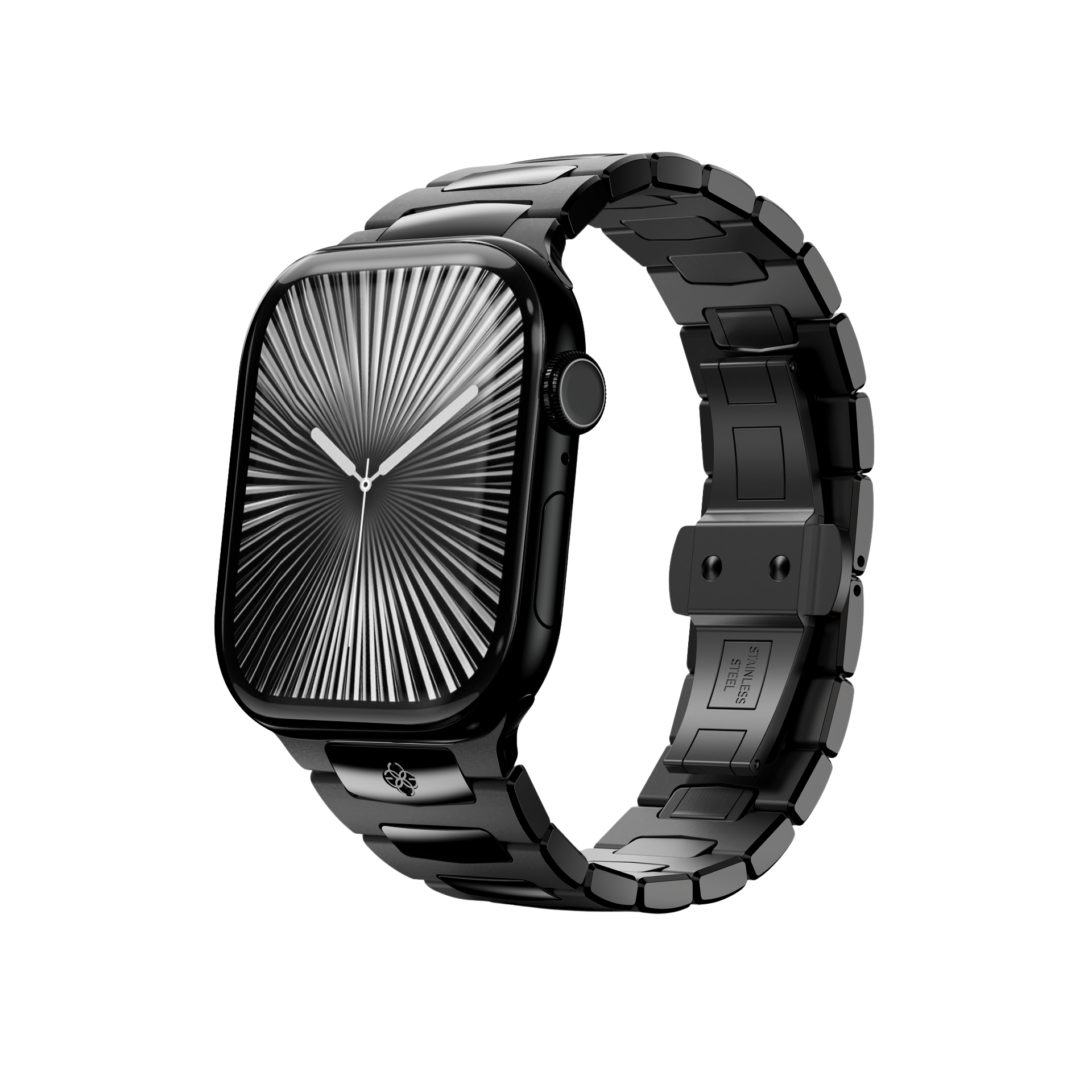 Ремешок ROYAL из Сталь 316L | для iWatch 44/45/46/49 - BLACK