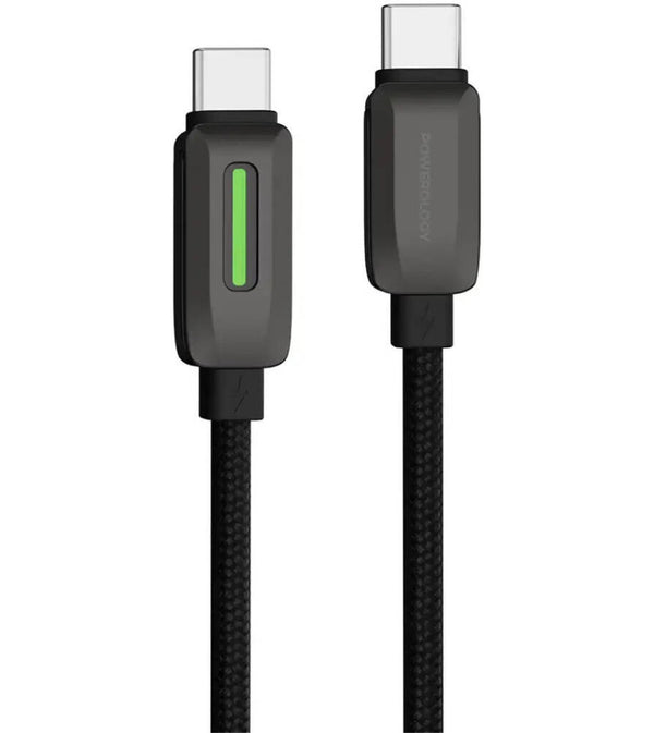 Кабель Powerology USB-C to USB-C 60W