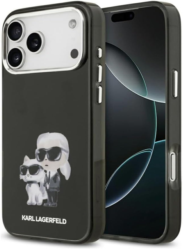 Чехол Karl Lagerfeld MagSafe IML Case With Aquarelle Karl Heads for iPhone 17 Pro Max