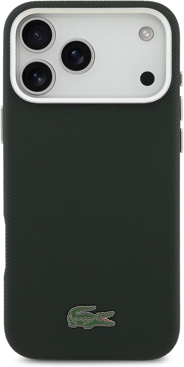 Чехол Lacoste MagSafe Full Wrapped Leather Case With Petit Pique Logo for iPhone 17 Pro Max