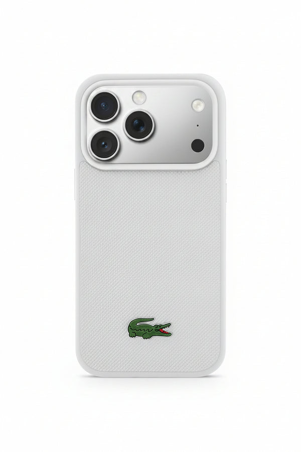 Чехол Lacoste MagSafe PU Leather Hard Case With Iconic Petit Pique Logo for iPhone 17 Pro Max