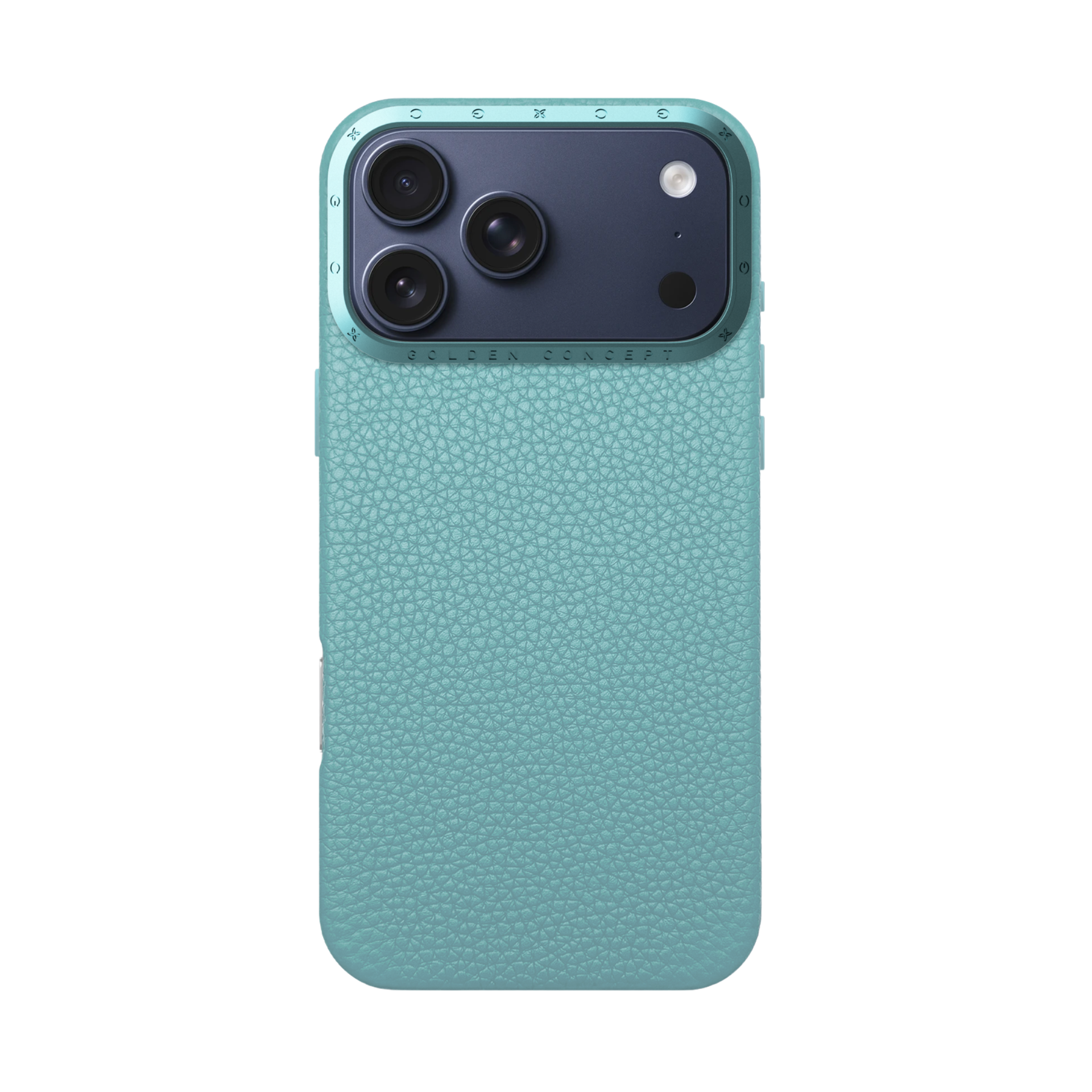 Чехол из натуральной кожи расцветки SKY от Golden Concept для iPhone 17 Pro