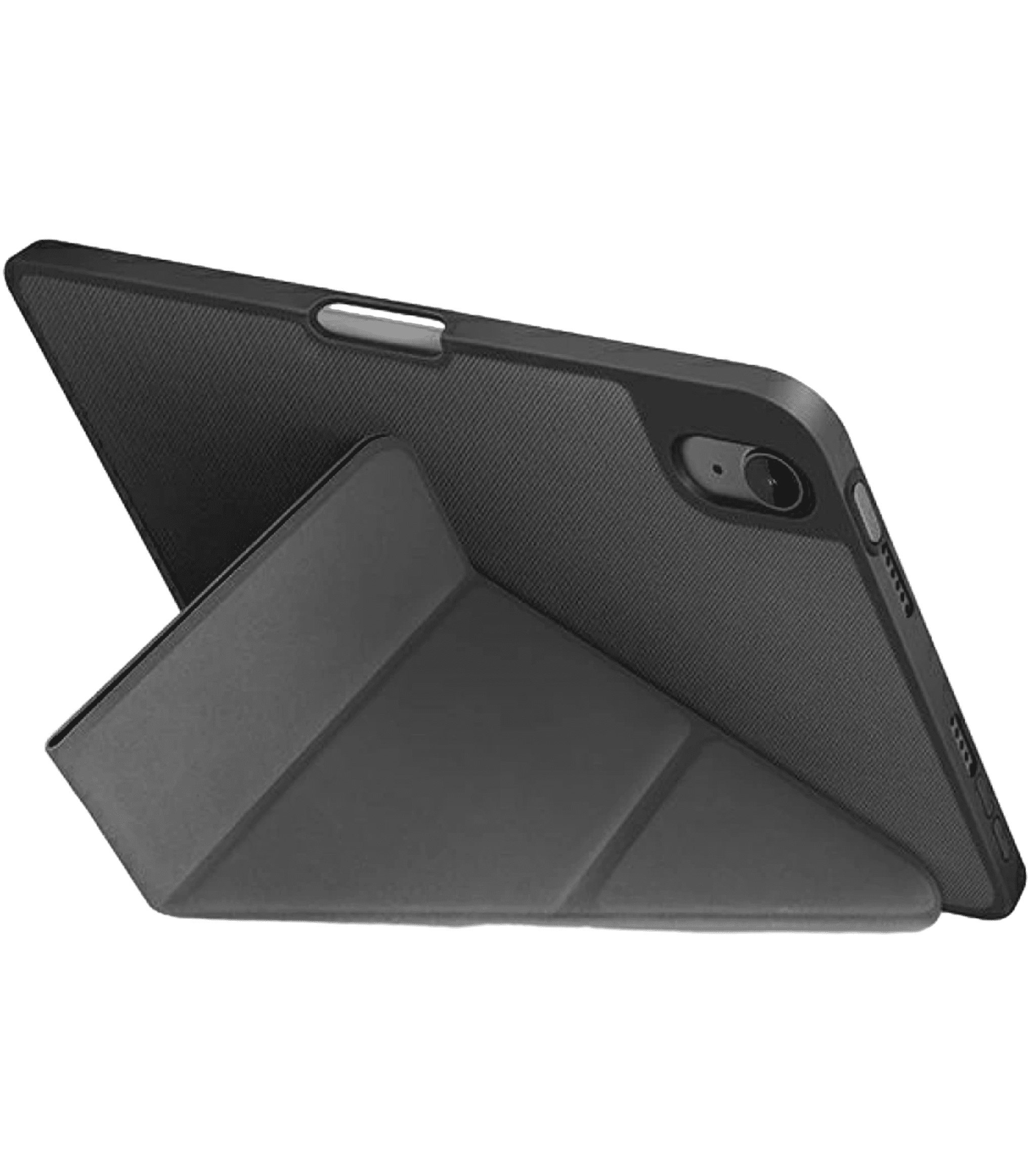 iPad Mini 6 kulrang uchun o'rnatilgan stendli UNIQ Transforma himoya bamperi